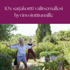 10x sarjakortti hyvinvointitunnille (pilates, syvävenyttely)