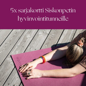 5x sarjakortti hyvinvointitunnille