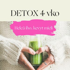 DETOX 4 vko - Heleä iho, kaunis keho, kevyt mieli verkkokurssi