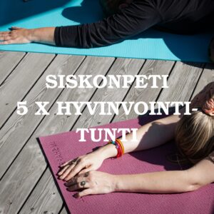 5x sarjakortti hyvinvointitunnille (pilates, syvävenyttely)