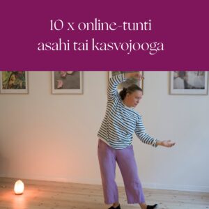 10x online-tunti Asahi terveysliikunta tai kasvojooga (à 9€)