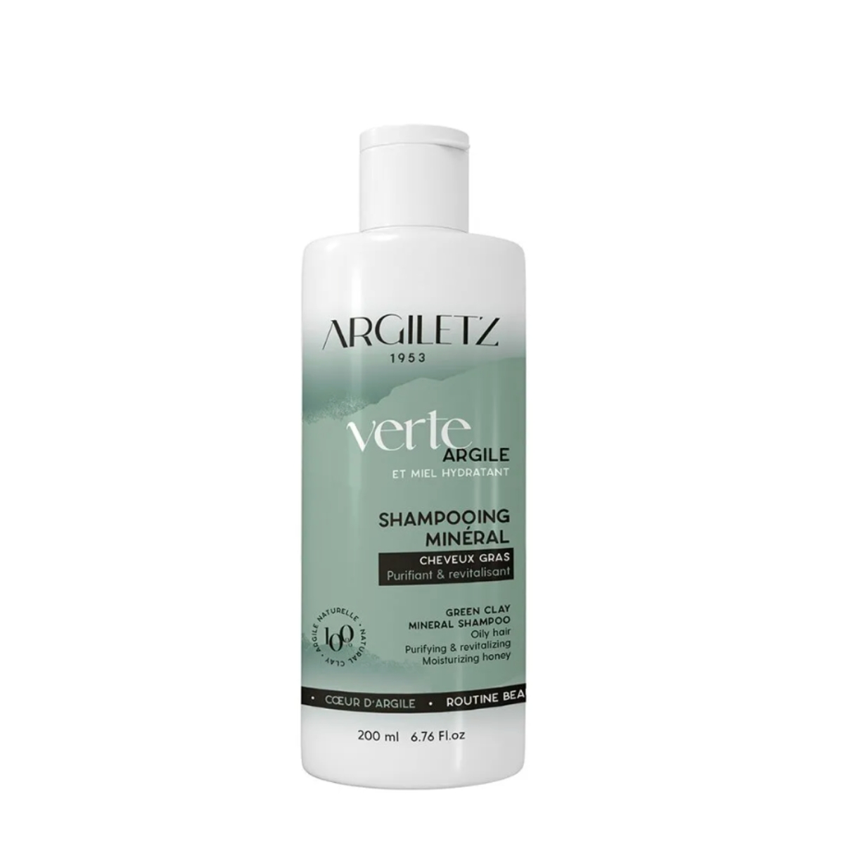 Argiletz vihreä savi shampoo rasvoittuville hiuksille 200 ml