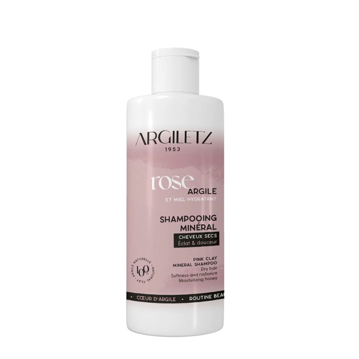 Argiletz pinkki savishampoo kuiville hiuksille ja hiuspohjalle 200 ml